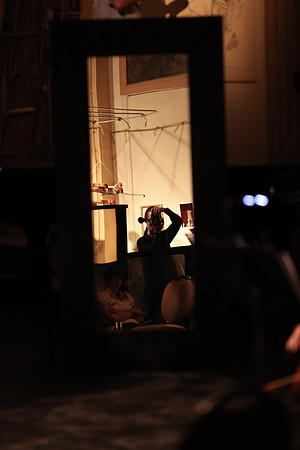 Self Portrait, taken during ensemble Dal Niente's performance at the Beethoven Festival 2012, Chicago